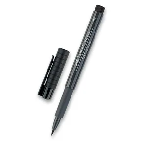 Popisovač Faber-Castell Pitt Artist Pen Brush - čierne a šedé odtiene 235